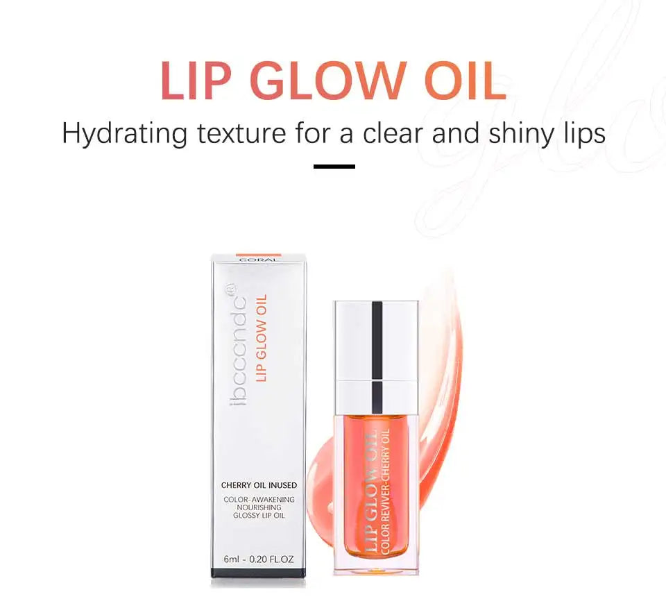 Crystal Jelly Lip Glow Oil 6ml Moisturizing Plumping Lip Gloss Makeup Sexy Plump Lip Glow Oil Tinted Lips Plumper Care Cosmetics