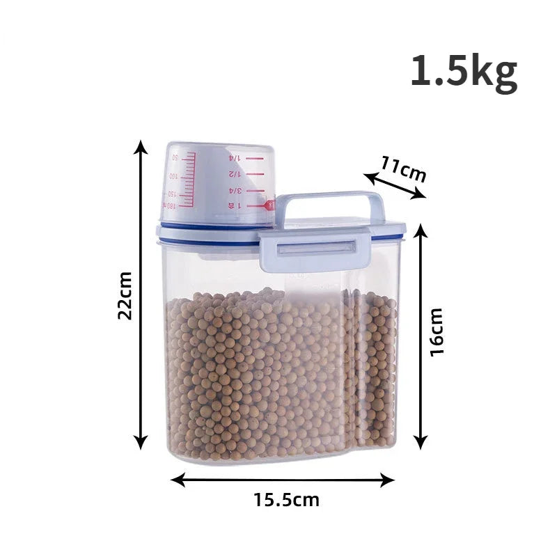 Moisture-Proof Plastic Pet Food Storage Container - Smarsty