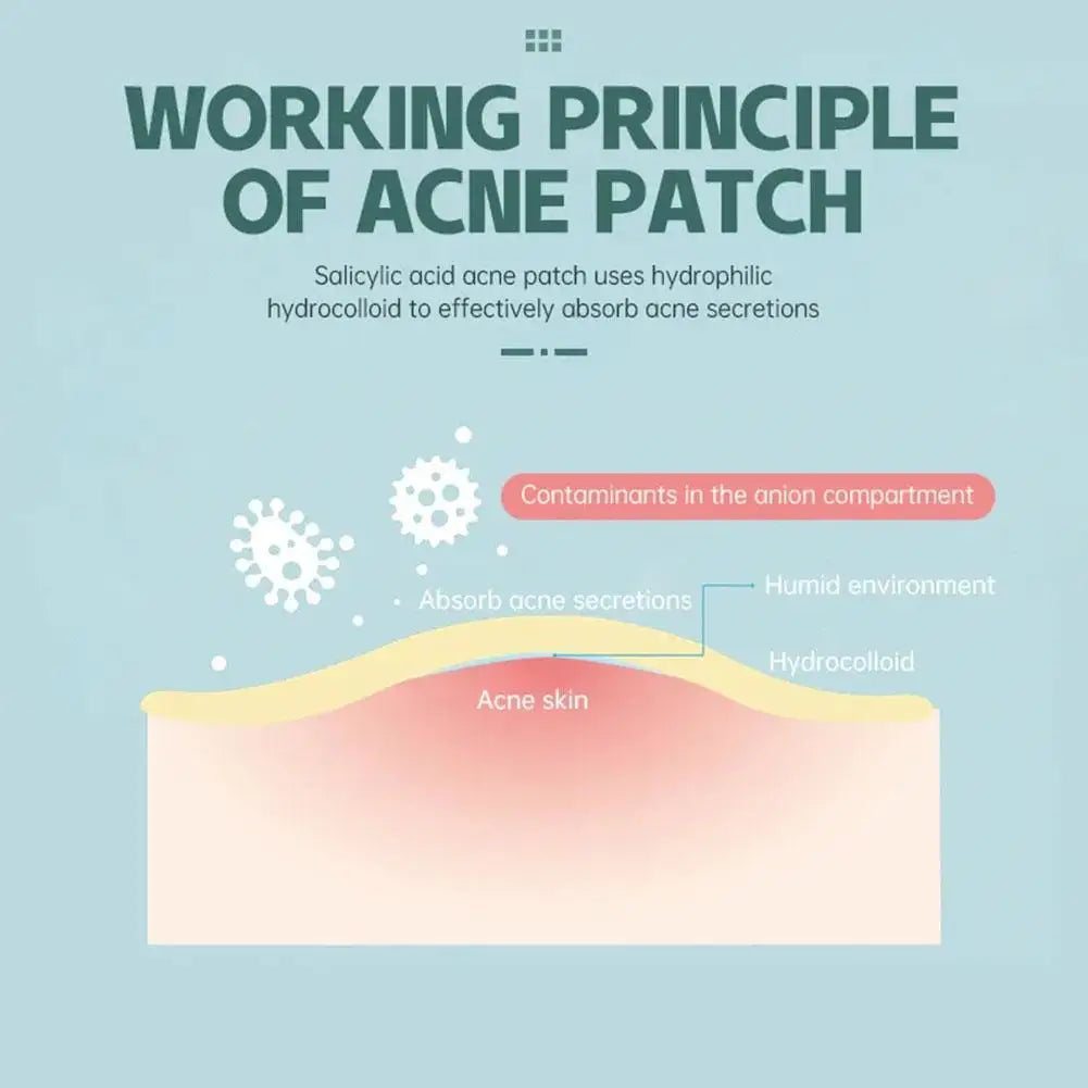 Colorful Star Heart Shaped Acne Pimple Patches - Smarsty