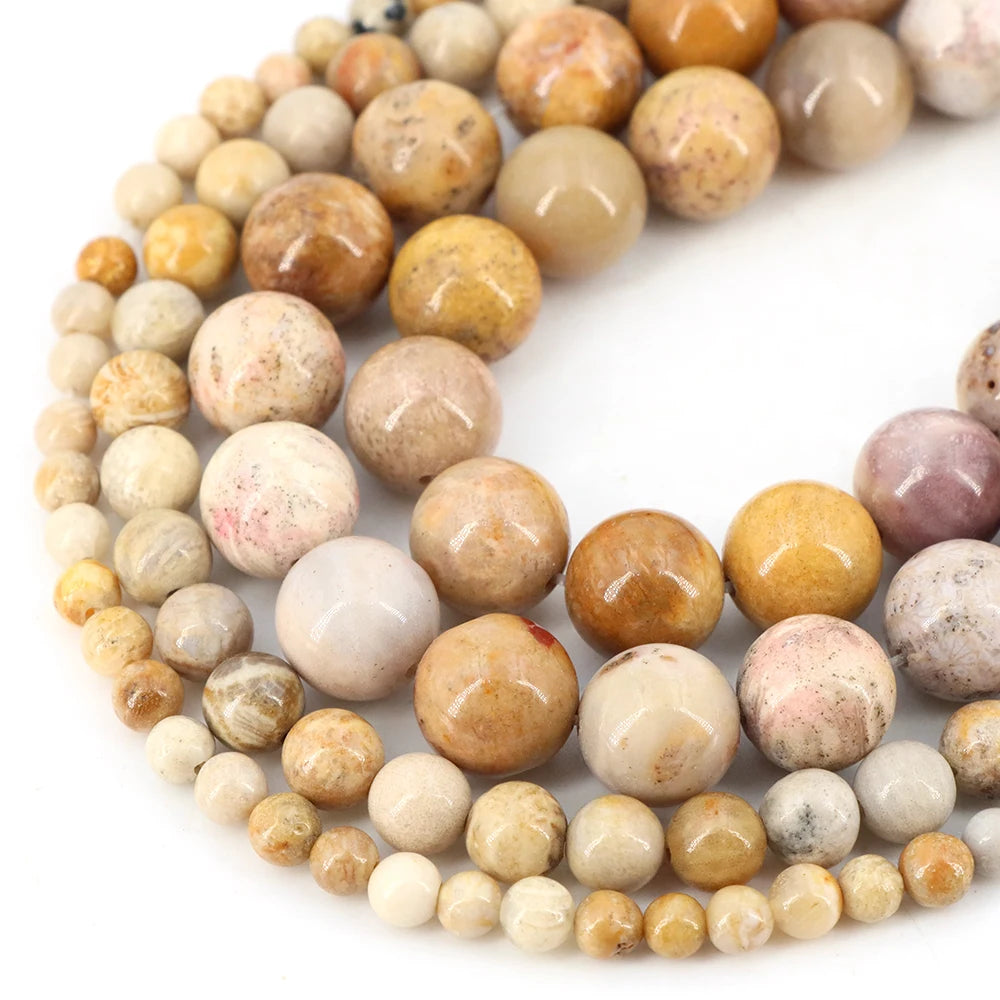 Natural Stone Beads Blue Tiger Eye Crystal Amethyst Rose Quartz Gemstone Bead for Jewelry Making Bracelet Necklace 4/6/8/10MM - Smarsty