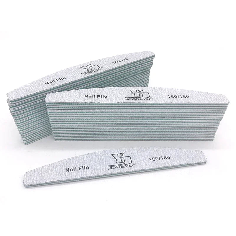 5Pcs Nail File Set with Mixed Grits for Professional Manicure - Smarsty