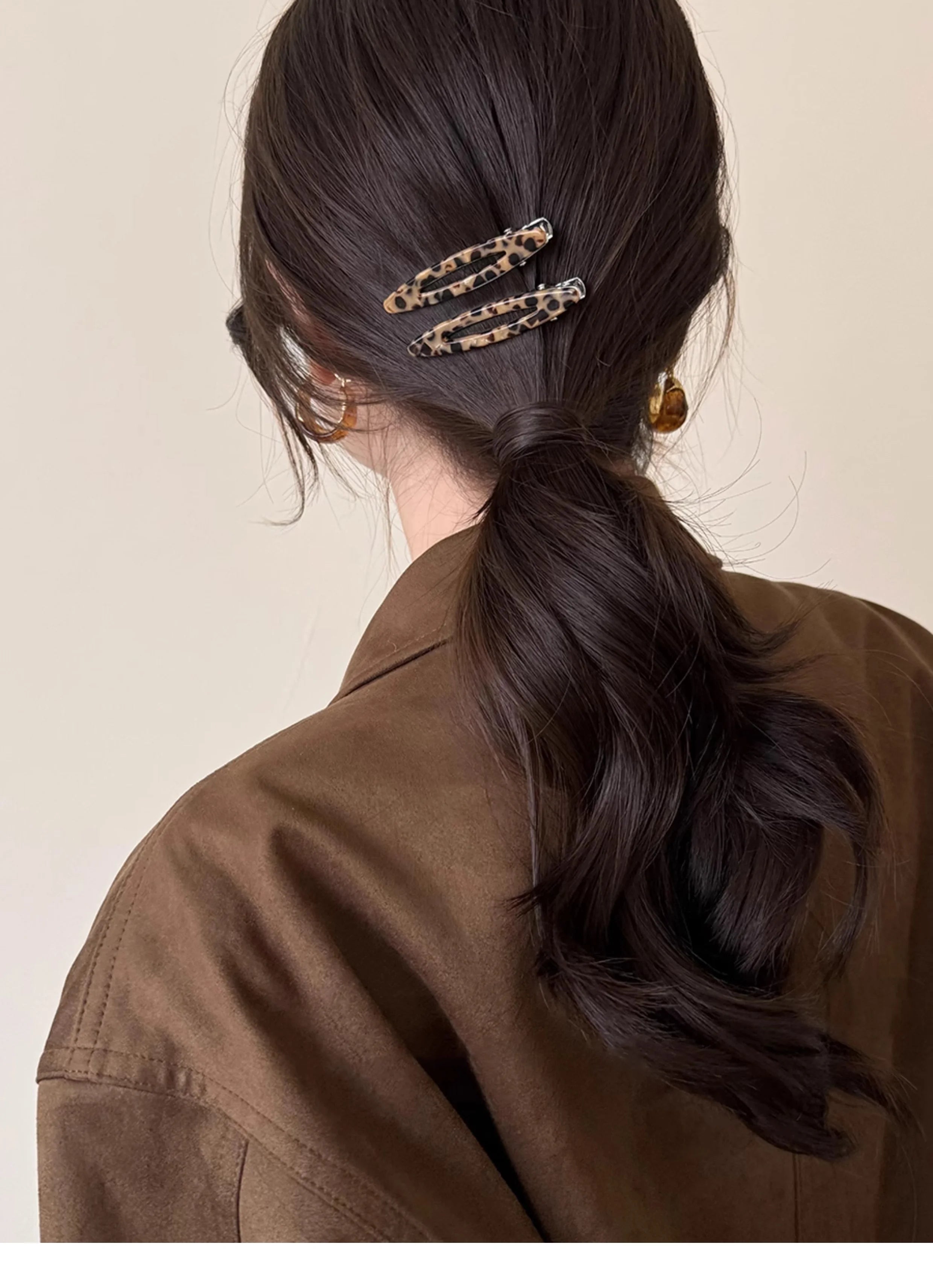 Colorful Acetate Hair Clips Set for Women - Smarsty