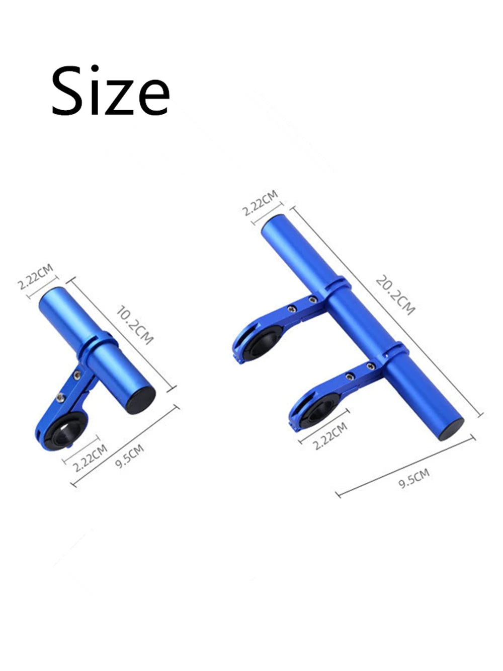 10/20/30cm Bicycle Handlebar Extended Bracket MTB Headlight Mount Extented Bar Road Mountain Bike Handlebar Extender Rack Parts