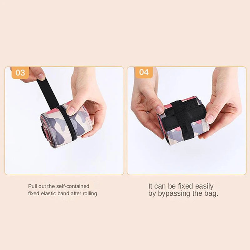 Foldable Storage Bag With Handle Camouflage Shopping Bag - Smarsty