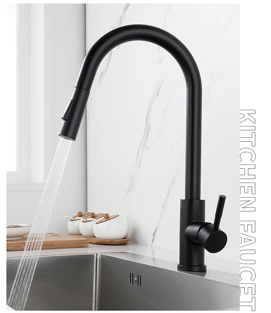 Smart Touch Kitchen Faucet with Sensor Control - Smarsty
