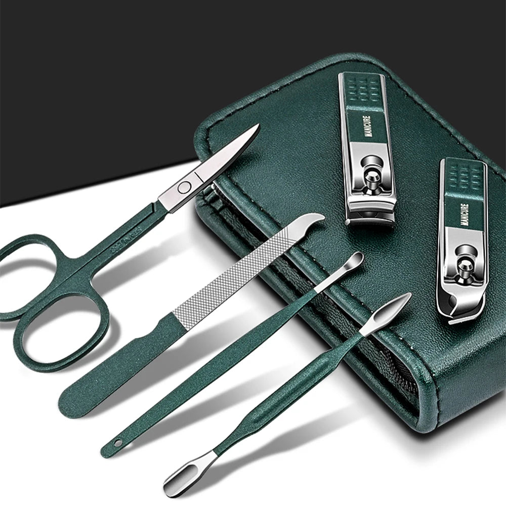 Portable Manicure Set with Sharp Stainless Steel Tools - Smarsty
