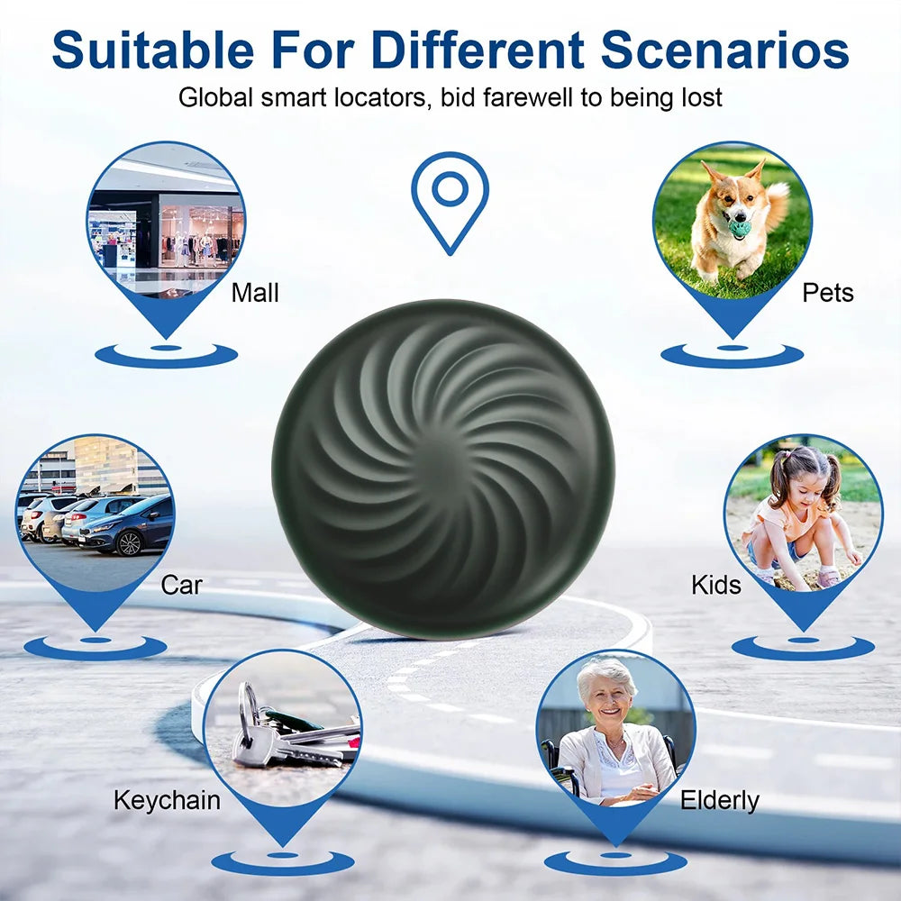MRSVI Mini GPS Tracker with Apple Find My App Integration - Smarsty