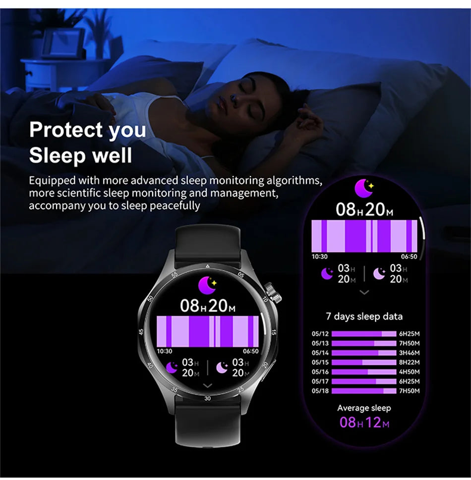 GT5 Pro GPS Smartwatch with AMOLED Screen and Heart Rate Monitoring - Smarsty