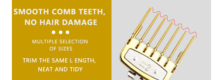 Professional Hair Clipper Guide Comb Set for Precise Haircuts - Smarsty