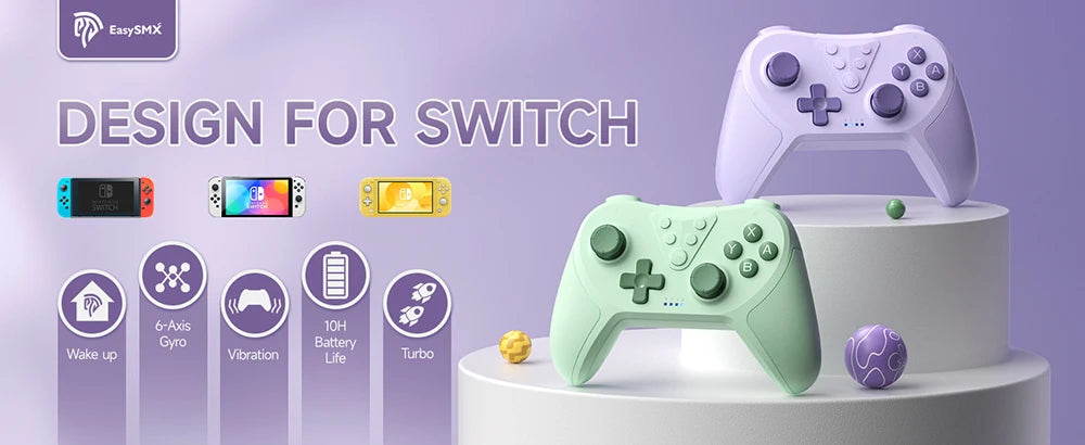 EasySMX T37 Wireless Gamepad with Gyro Motion Control - Smarsty