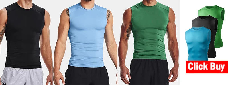 Men's Running Shorts Quick-drying Fitness Black Double Layer Shorts Men New Sport Workout Training Bodybuilding Short Pants - Smarsty
