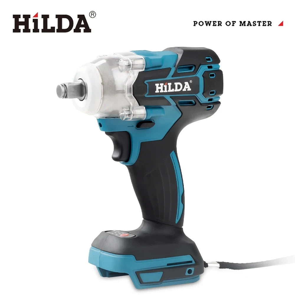 HILDA 18V Rechargeable Electric Impact Wrench for Car Maintenance - Smarsty