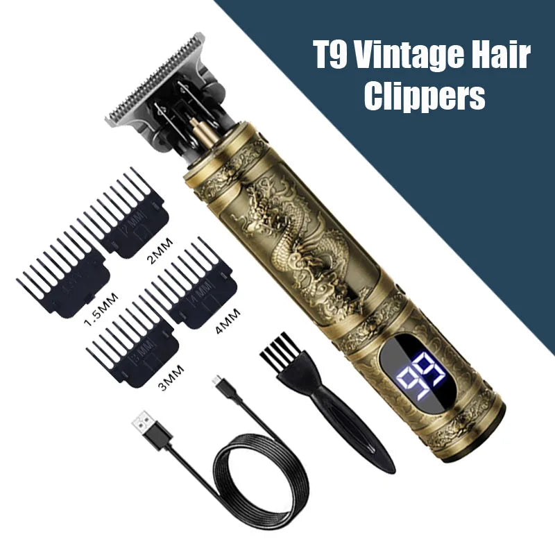 Heavy Metal Hair Clipper for Professional Men's Cuts - Smarsty