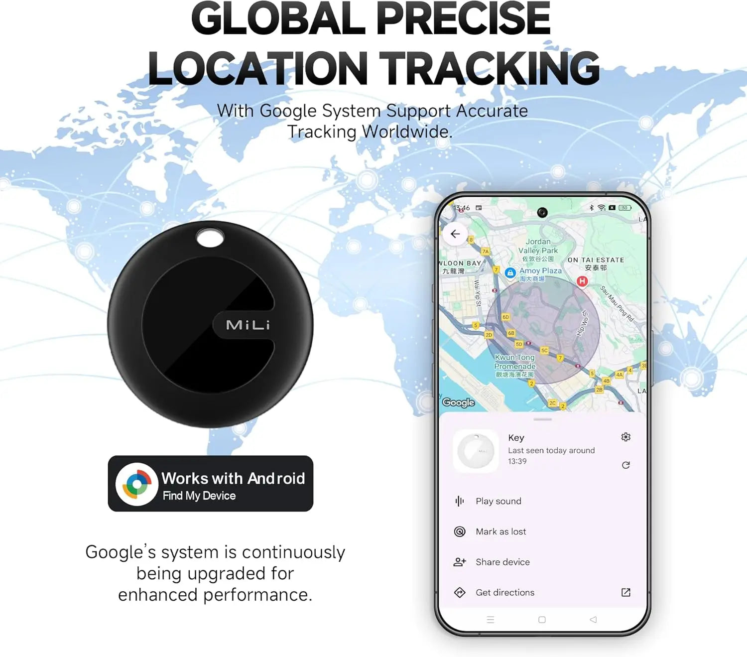 Mili Mitag Smart Bluetooth Tracker for Keys and Pets - Smarsty