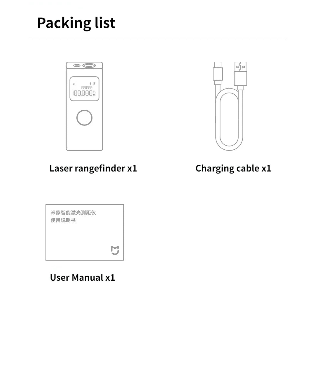 Xiaomi Mijia Smart Laser Rangefinder with LCD Display - Smarsty