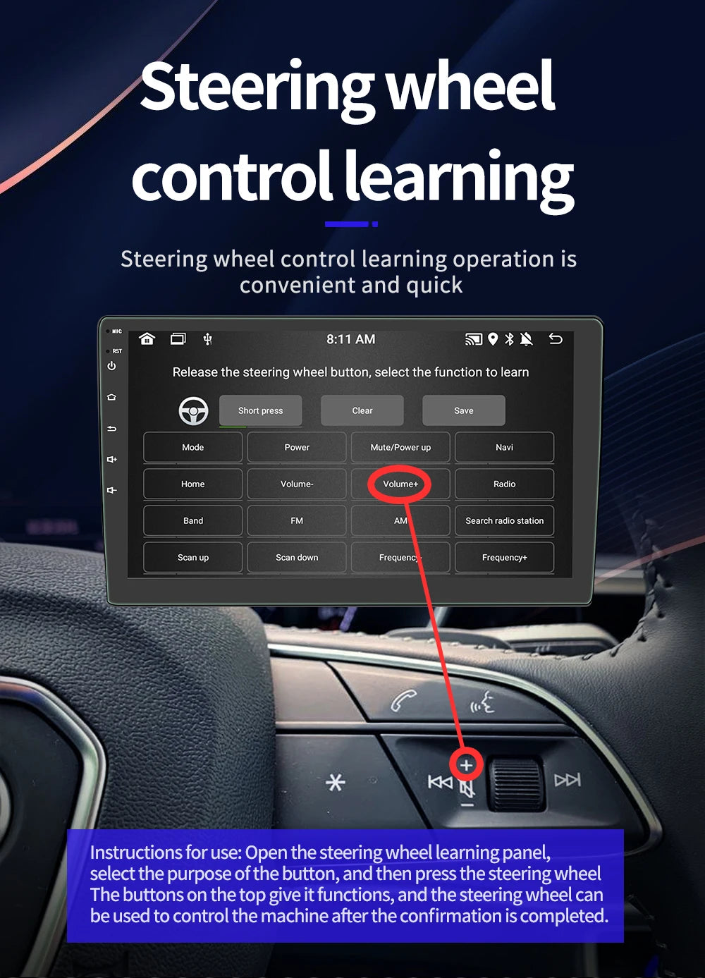 Android Auto Car Stereo 7 9 10Inch IPS Display GPS - Smarsty