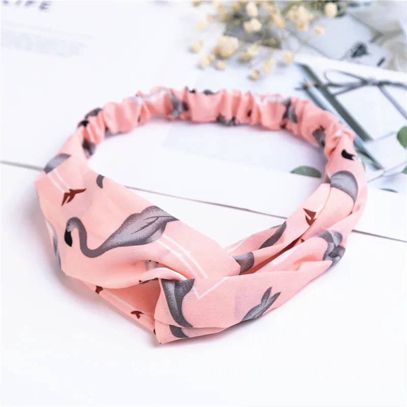 Bohemian Print Headbands For Women Vintage Turban Comfort - Smarsty
