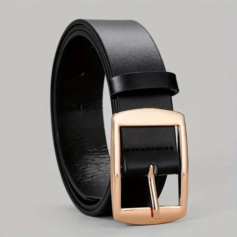 Luxury PU Leather Belt for Men Metal Buckle - Smarsty