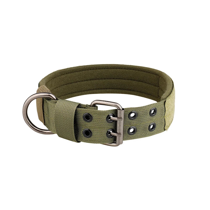 Adjustable Nylon Tactical Dog Collar for Medium to Large Dogs - Smarsty