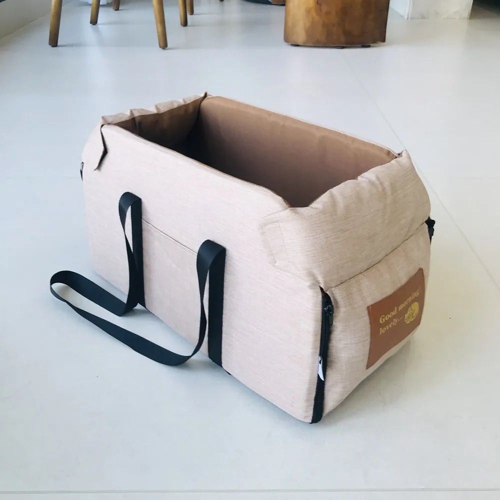 Portable Dog Car Seat Bed for Safe Travel - Smarsty