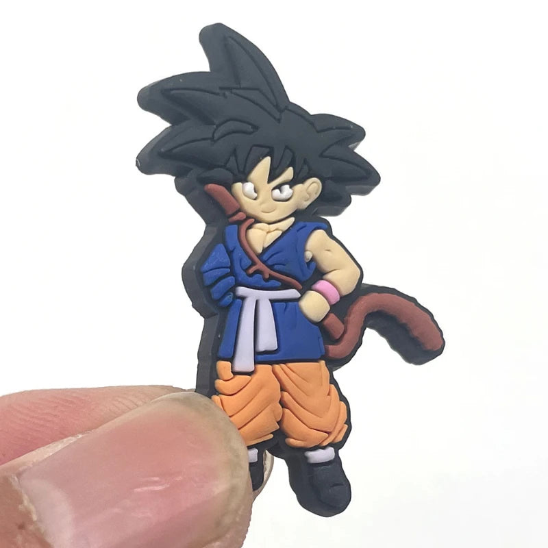 New JIBBITZ Dragon Ball Shoe Charm For Clogs PVC Waterproof Sandals Decorate Buckle Decorations Accessories Toys Gift