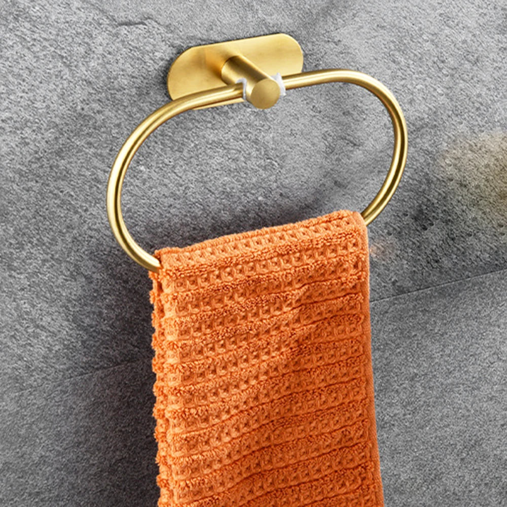Self-Adhesive Stainless Steel Towel Rack for Easy Installation - Smarsty