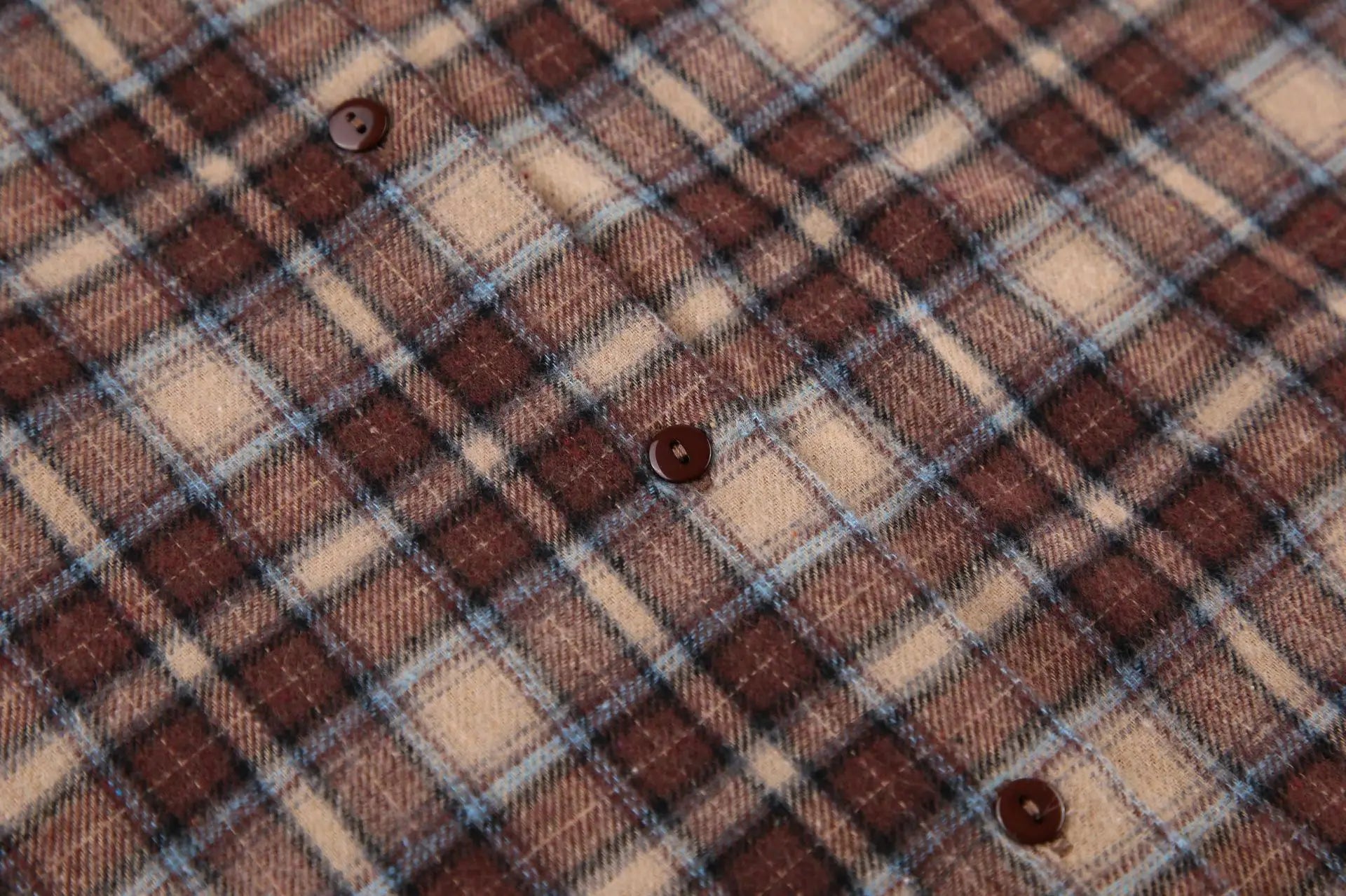 Spring Autumn Vintage Plaid Checkered Shirt Women's Long Sleeve Blouse Loose Single Breasted Casual Shirt - Smarsty