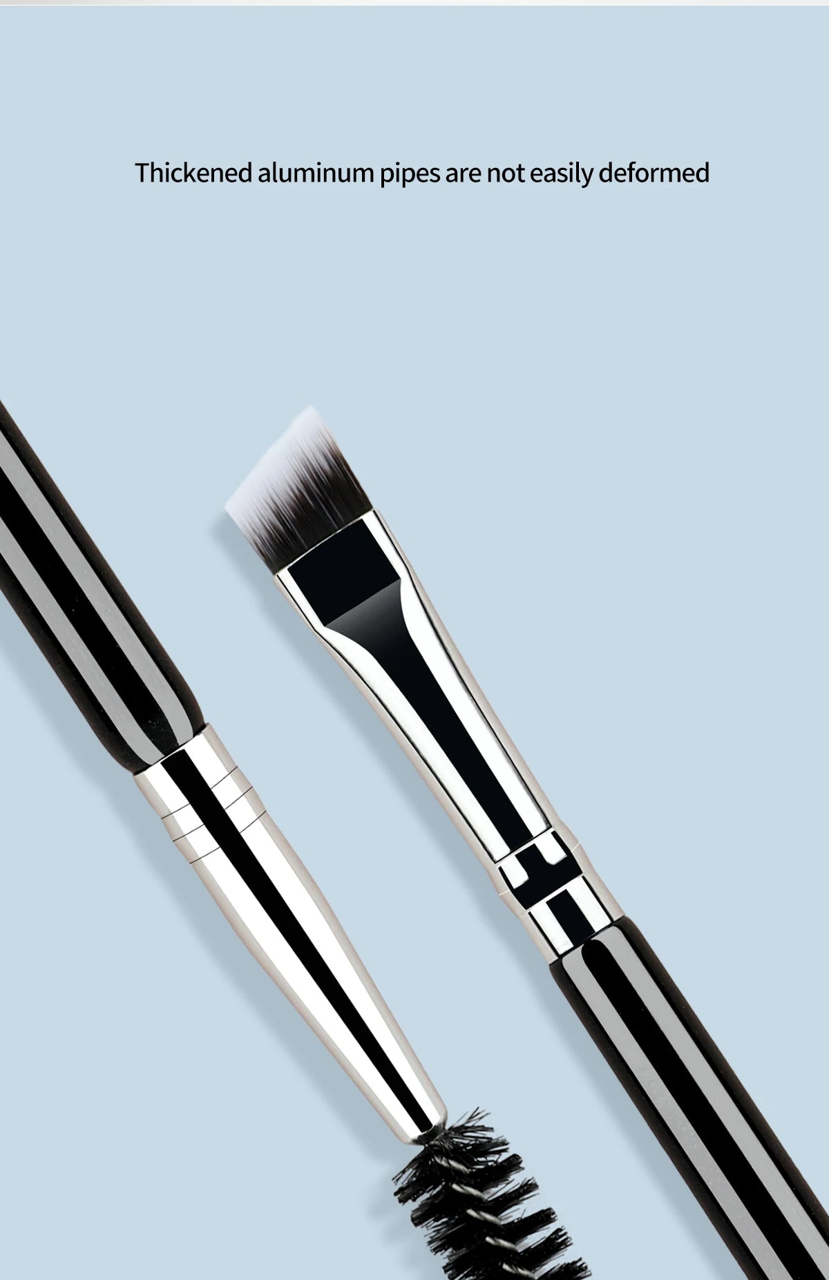 Dual Ended Eyebrow Brush With Spoolie For Perfect Brows - Smarsty
