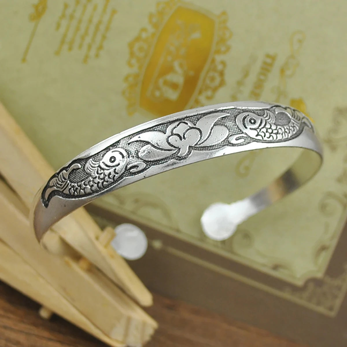 Vintage Tibetan Silver Cuff Bracelet for Unique Style - Smarsty
