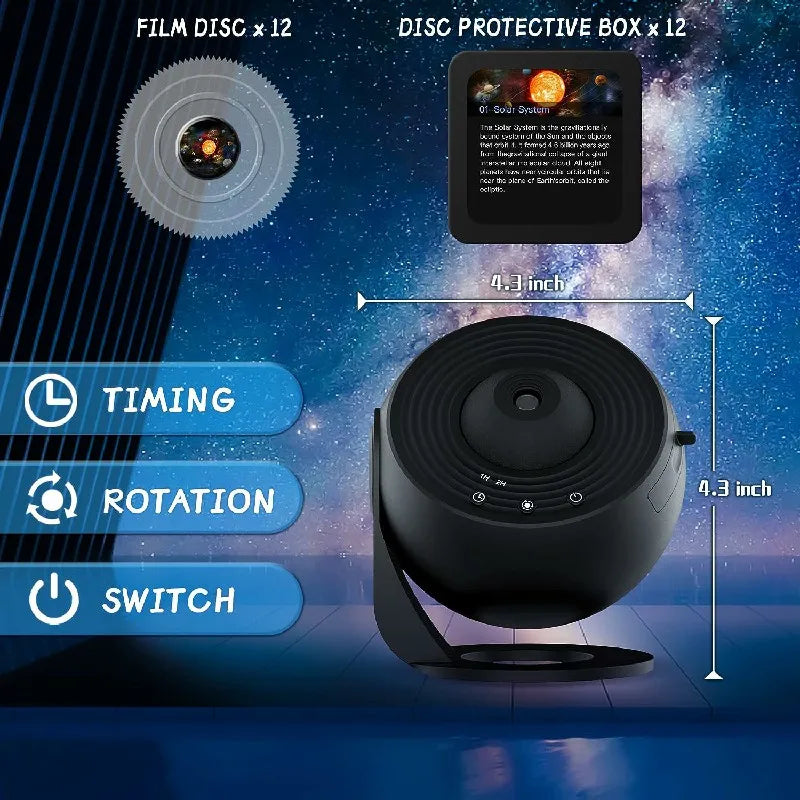 Galaxy Projector Night Light with 360 Degree Rotation - Smarsty