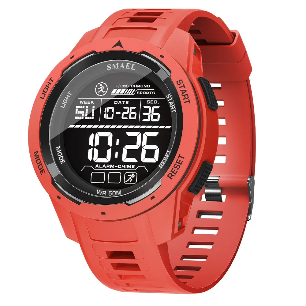 SMAEL 8105 Men’s Digital Sports Watch Waterproof LED Display - Smarsty