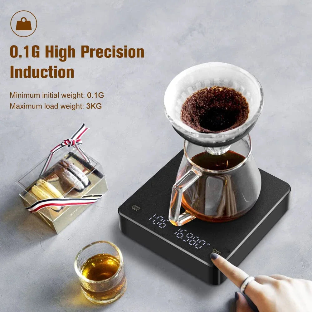 Digital Coffee Scale with Timer and High Precision - Smarsty