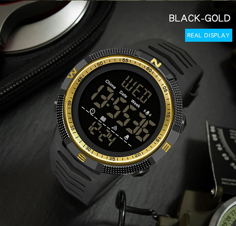 SANDA Military Sport Watch for Men Waterproof Shockproof Design - Smarsty