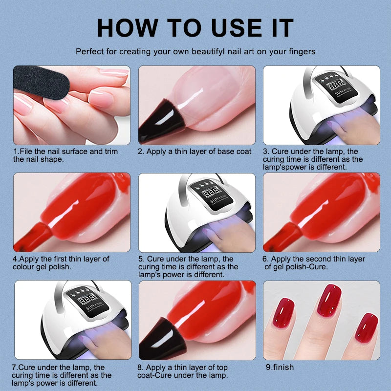 Professional Nail Dryer Lamp with Infrared Sensor - Smarsty