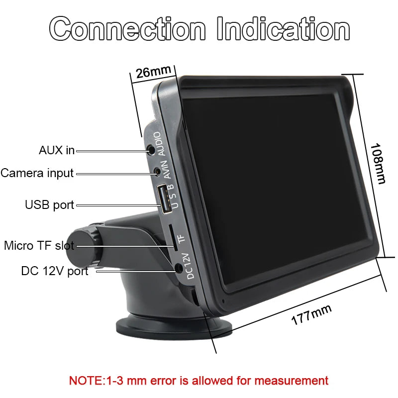 7 Inch Touch Screen Car Radio With Wireless CarPlay - Smarsty