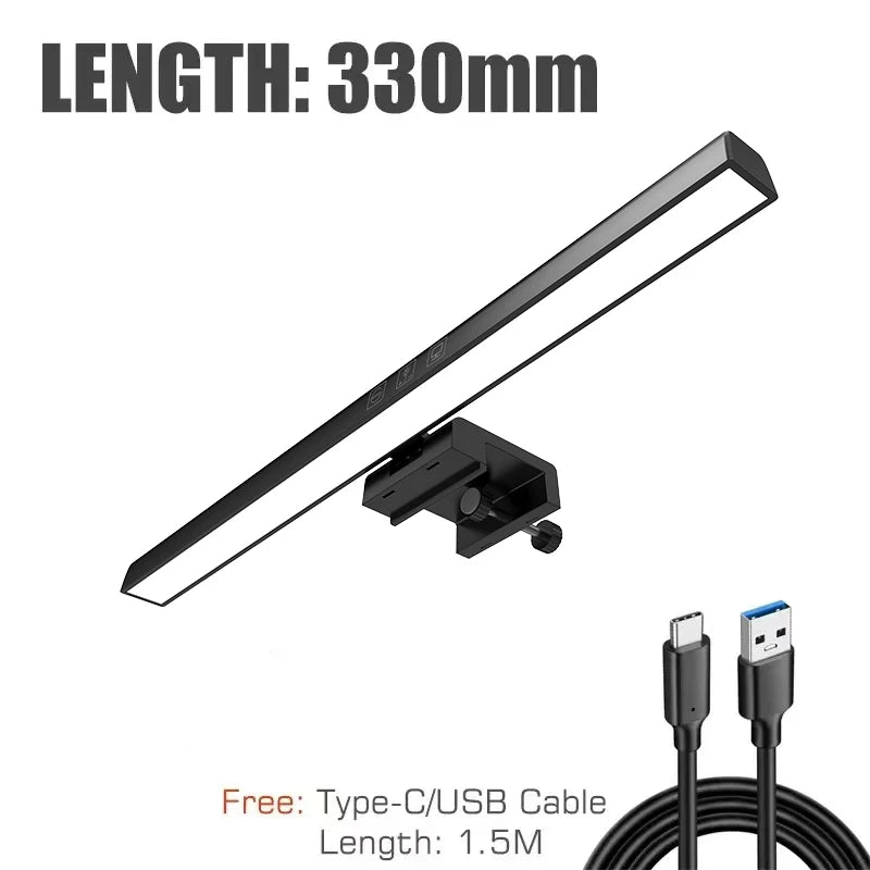 LED Computer Monitor Light Bar for Eye Protection and Dimming - Smarsty