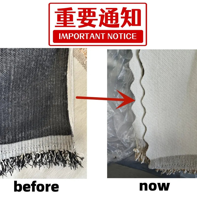 Black Chenille Sofa Cover for Dust Protection - Smarsty