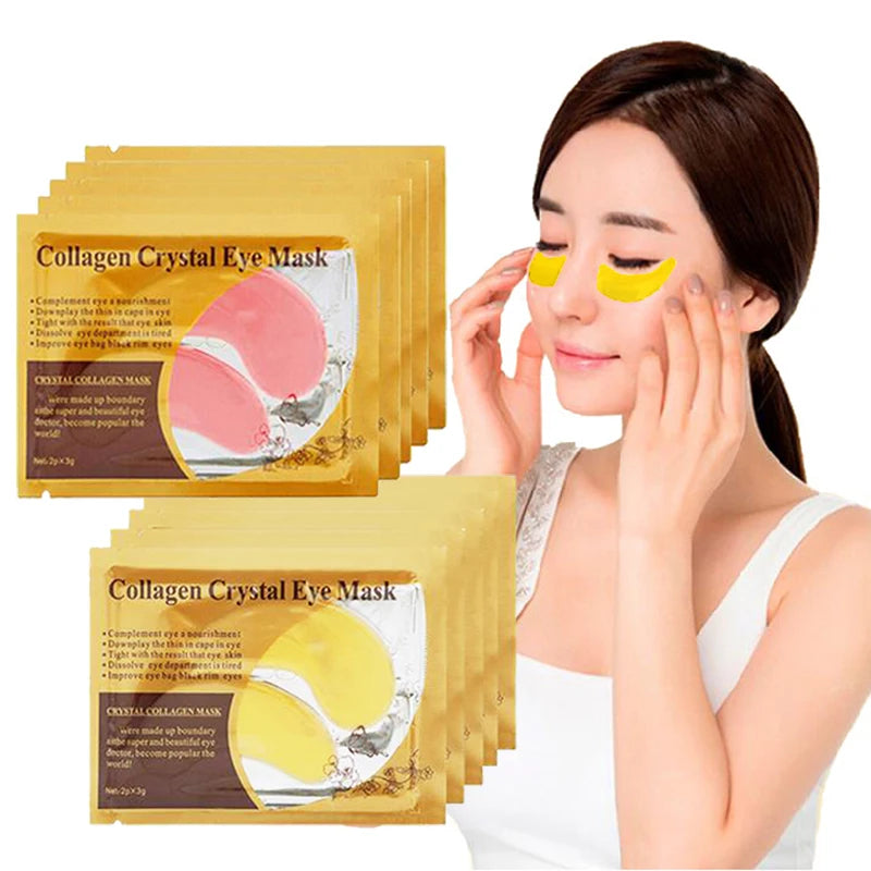 Gold Collagen Crystal Eye Masks for Dark Circles and Puffiness - Smarsty