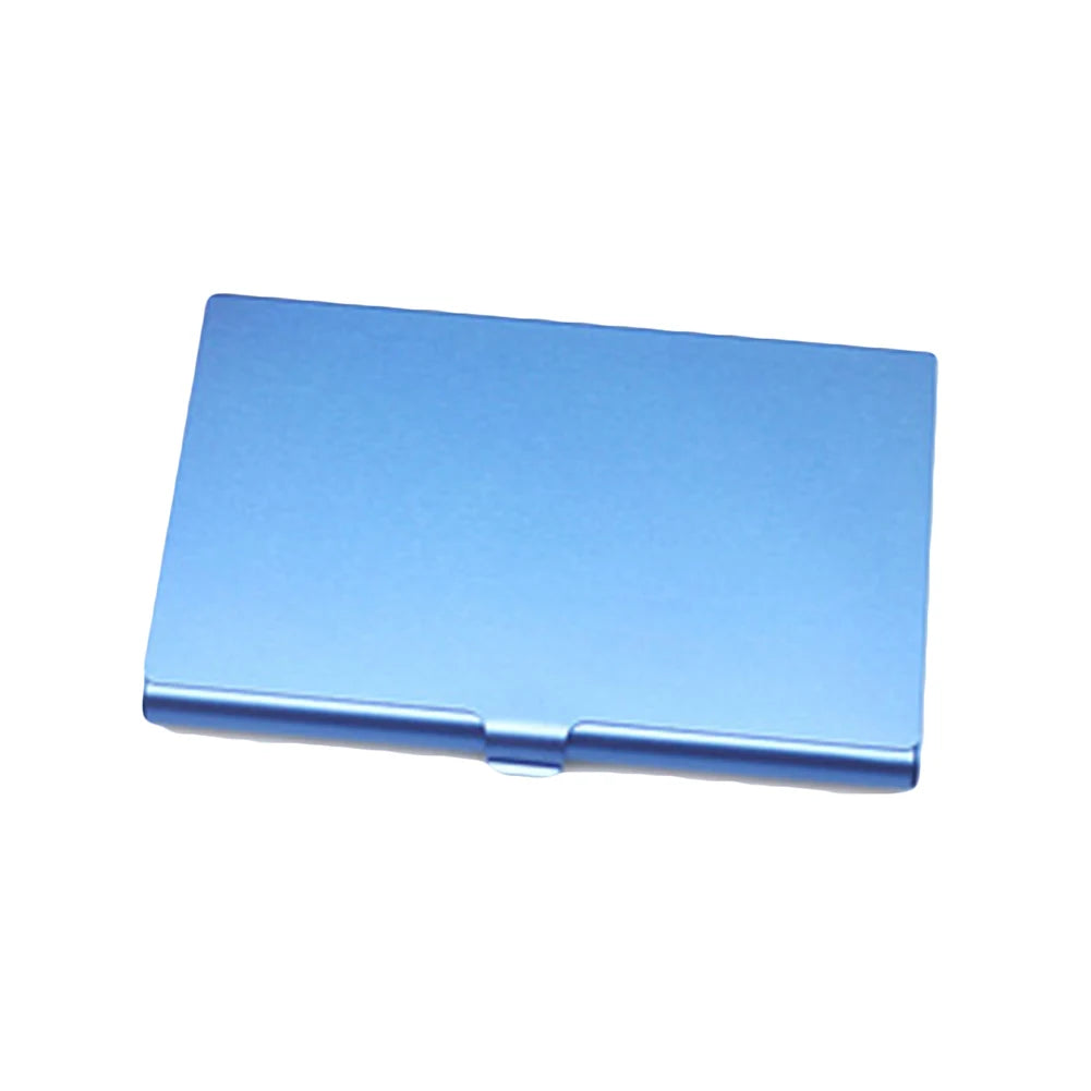 Creative Business Card Case Aluminum Alloy Bank Credit ID Card Wallet Name Card Holder Metal Box Cover Card Holder Men Wallet