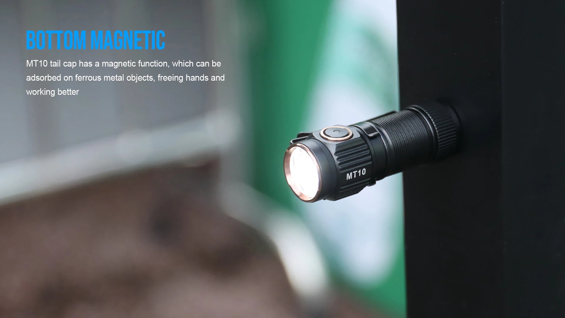 Trustfire MT10 Rechargeable LED EDC Flashlight 1000 Lumens Type USB C Charging Torch Mini 16340 Light MVB Optics with Magnet Lan