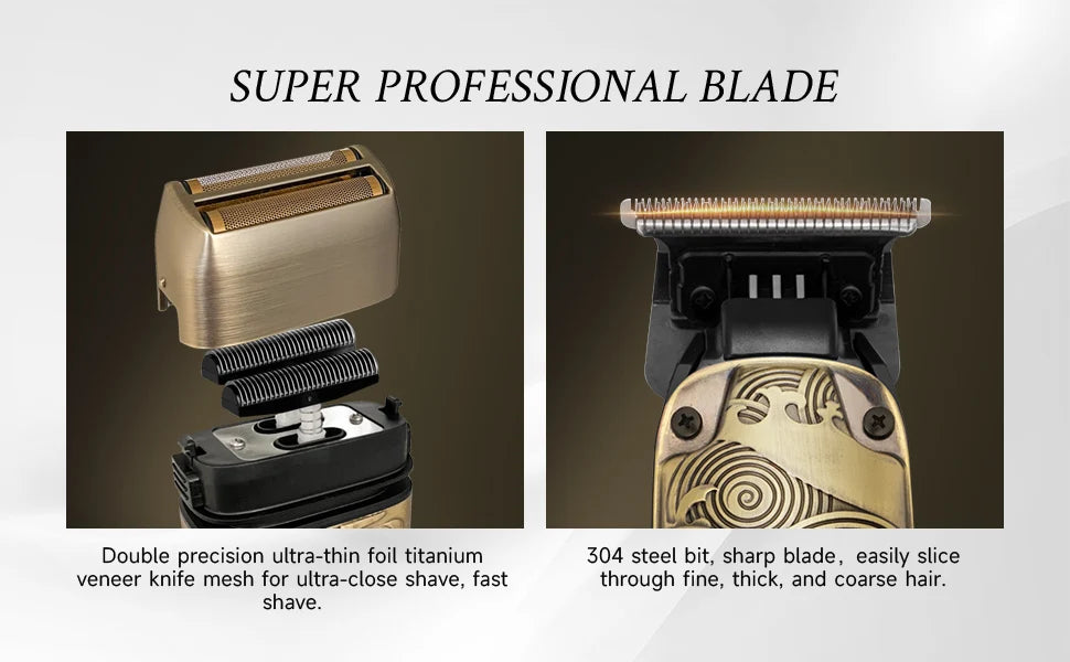 Foil Shavers for Men with Head Shaving, Hair Beard Trimmer, Face Mustache Grooming Kit, Bald Head Shavers and and Haircutting