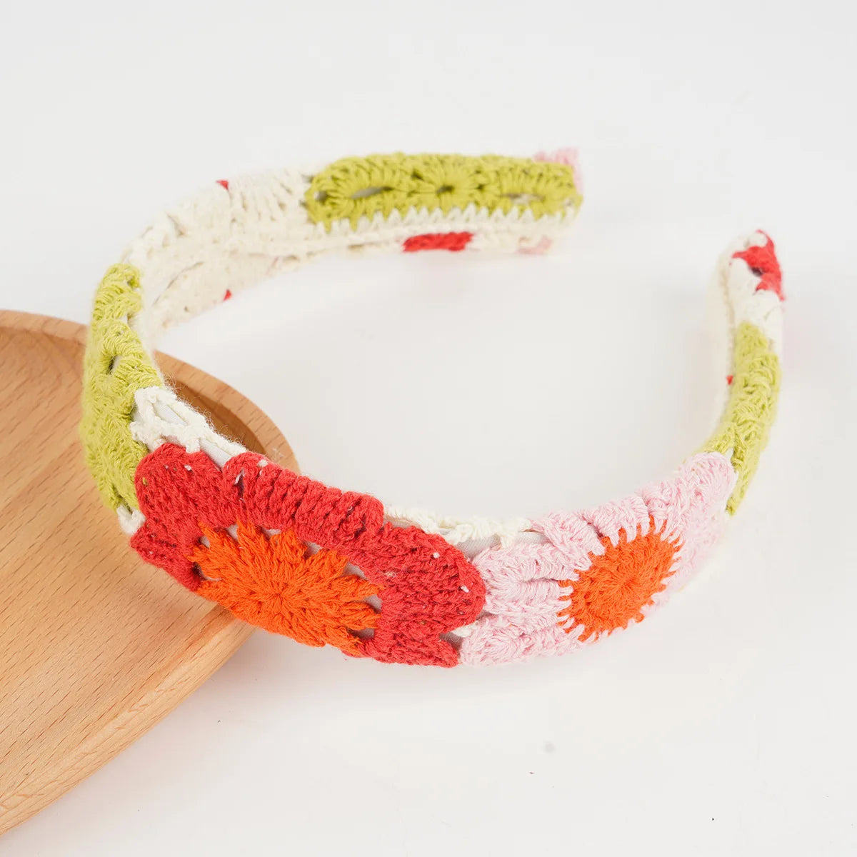 Knitted Headband Bohemian Handmade Summer Seaside Cotton - Smarsty