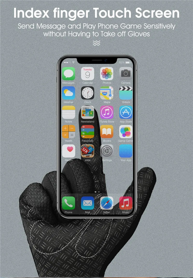 West Biking Full Finger Cycling Gloves Non Slip Silicone Palm - Smarsty