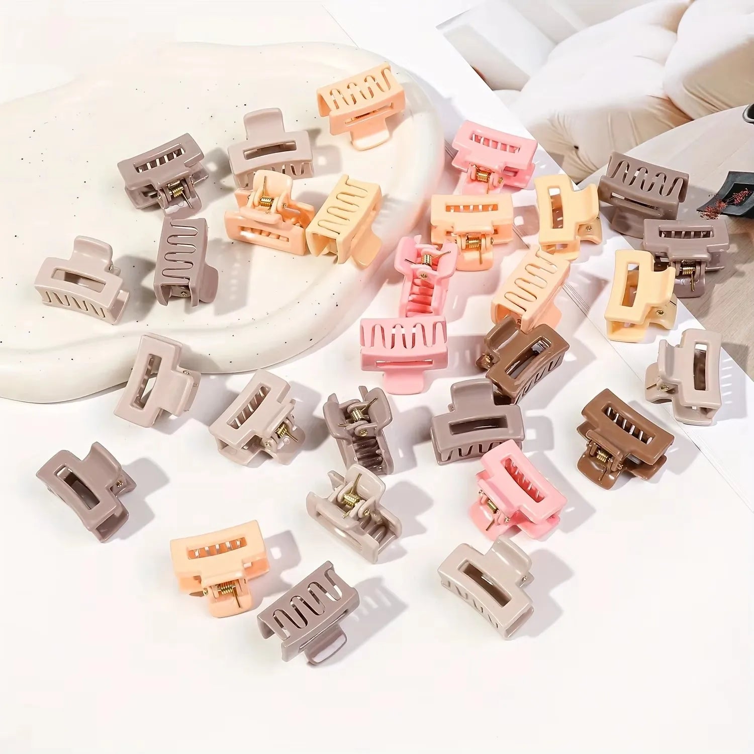 20 Pack Mini Hair Clips Strong Hold Nonslip Durable Claws - Smarsty