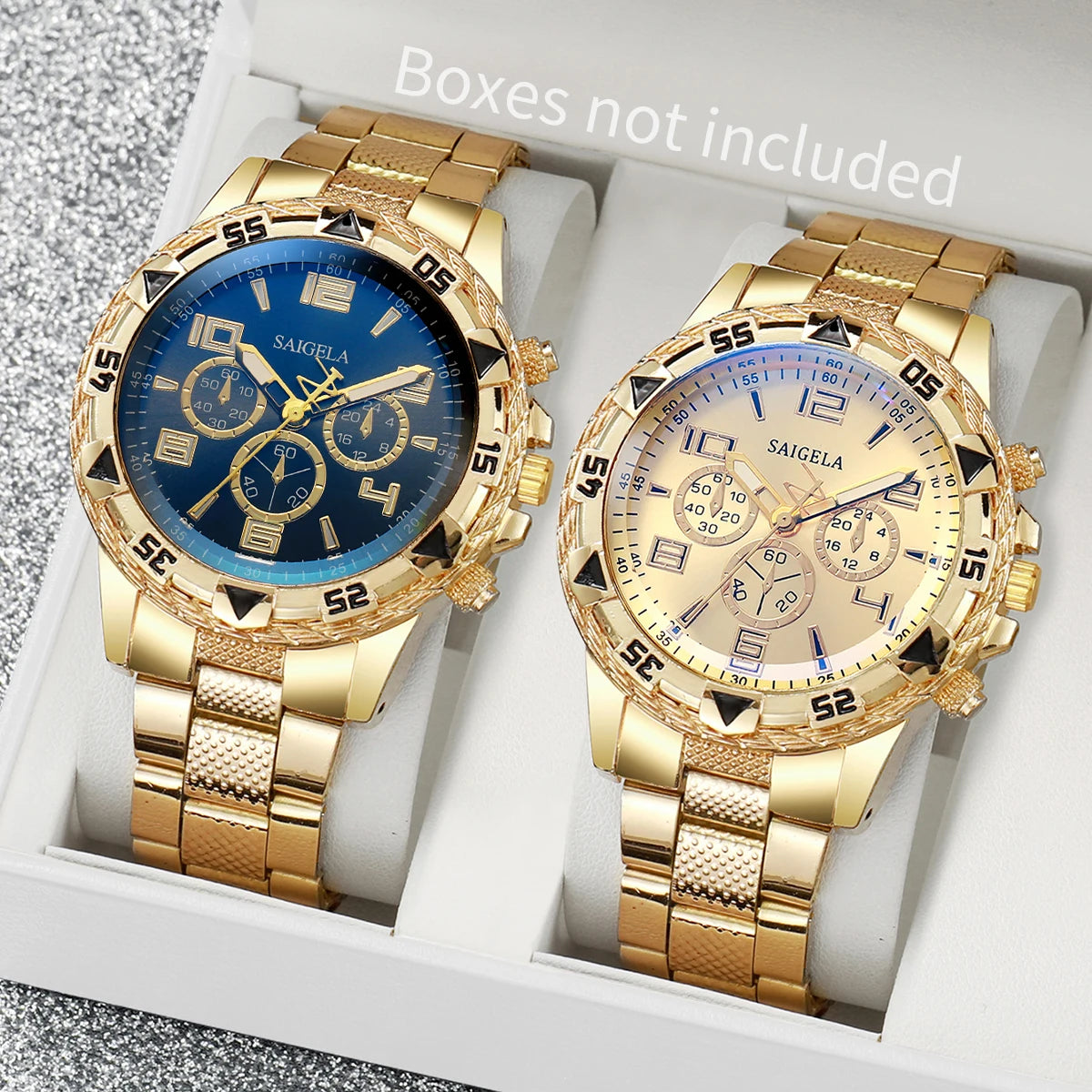 Men's Business Quartz Watches Set with Stylish Arabic Dial - Smarsty