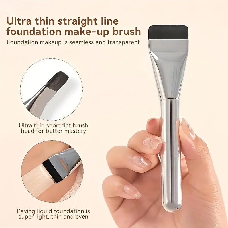 Multi-Use Oval Foundation Brush for Flawless Contouring - Smarsty