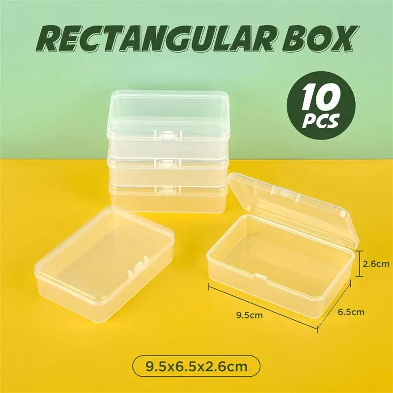 Translucent Plastic Jewelry Storage Box Set - Smarsty