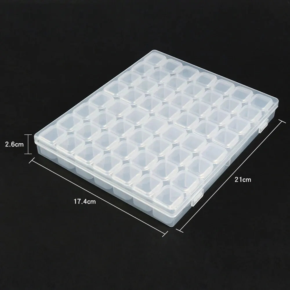 5D DIY Diamond Painting Tools Accessories Storage Box Container Diamond Embroidery Accessories Drill Box Mosaic Container Case - Smarsty