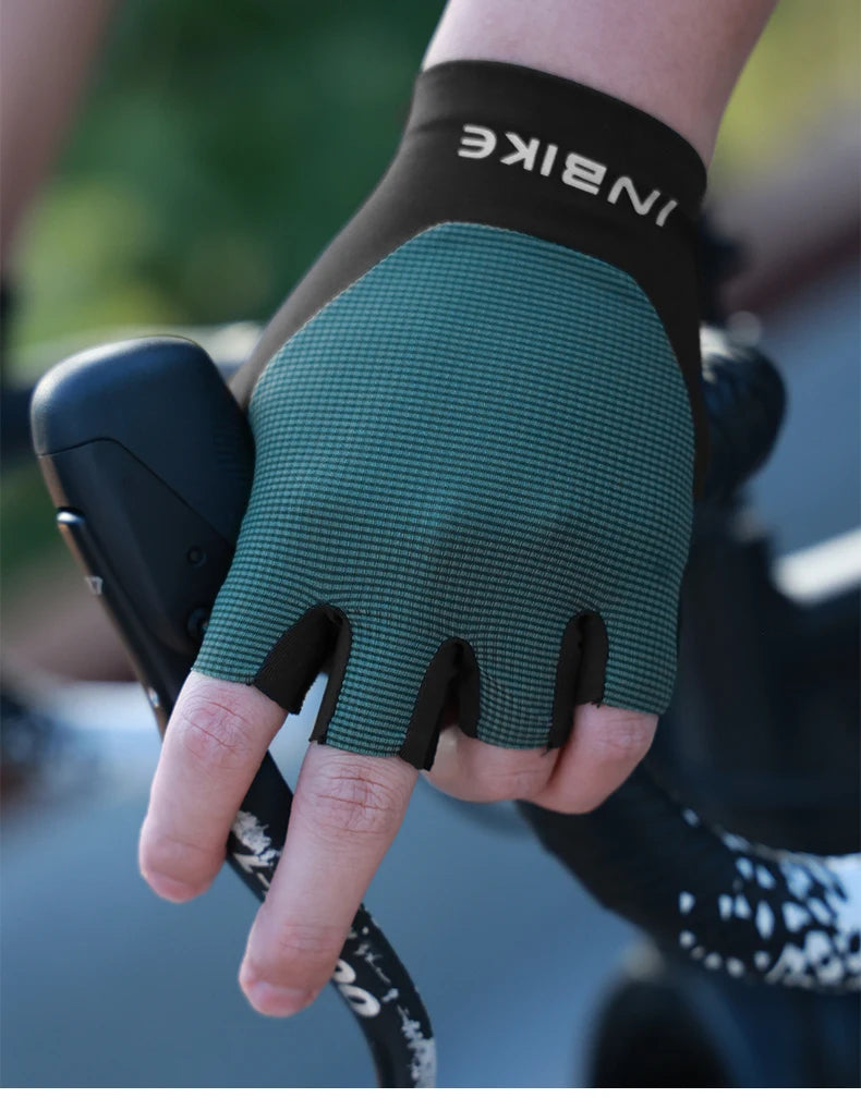 INBIKE Breathable Half Finger Cycling Gloves with Shock Absorption - Smarsty