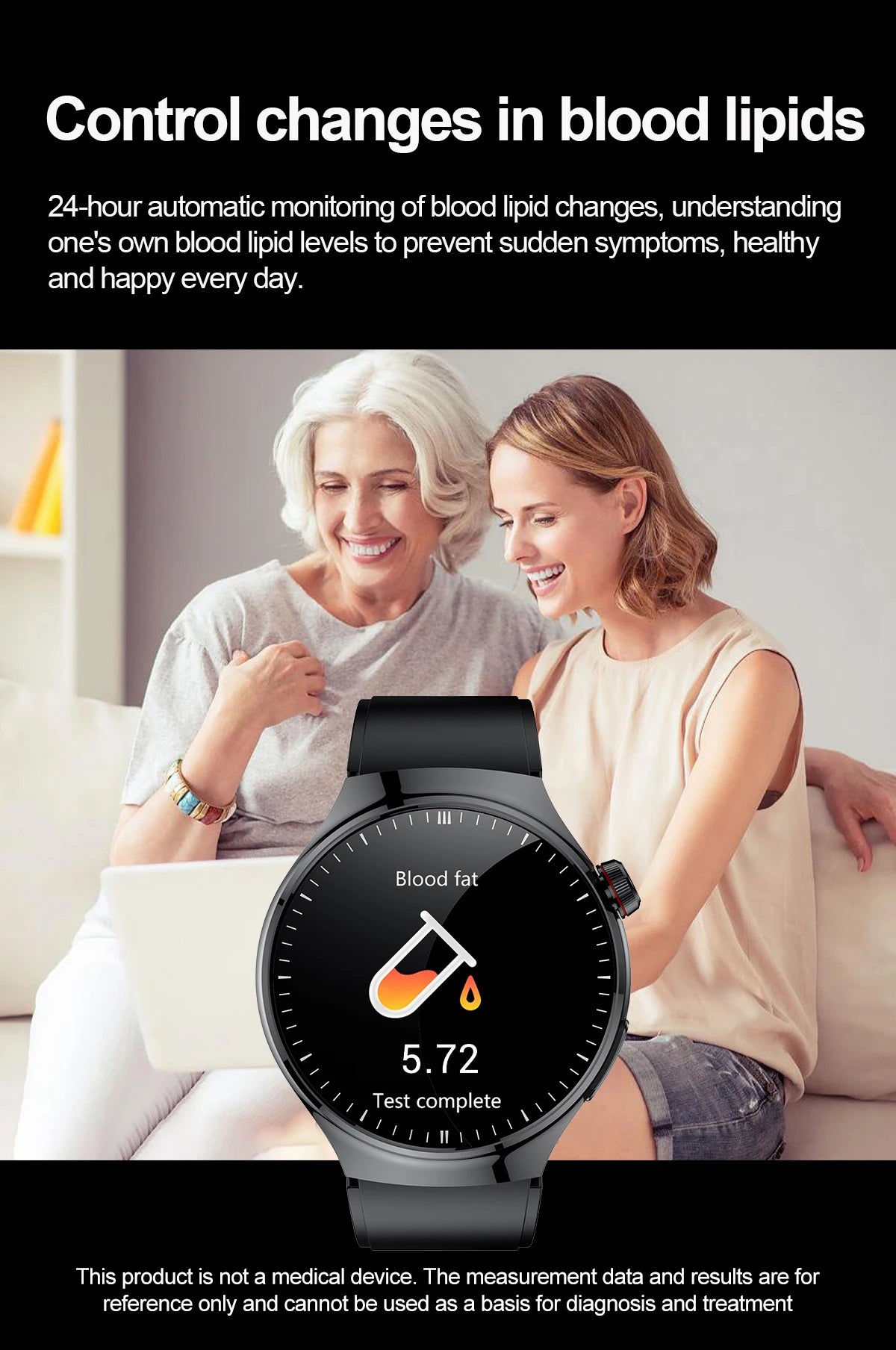 2025 Smart Health Watch with Blood Oxygen and ECG - Smarsty